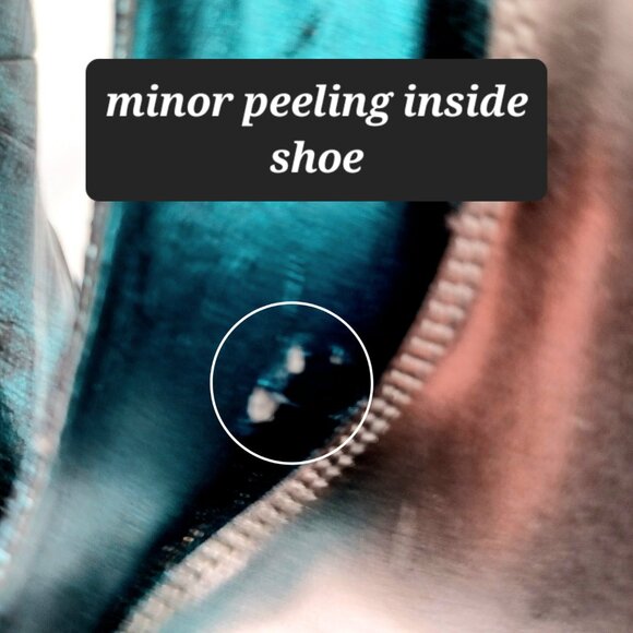 KAMI by Bakers 6 in heels Teal Forest Green Satin Sheen look - Picture 15 of 16